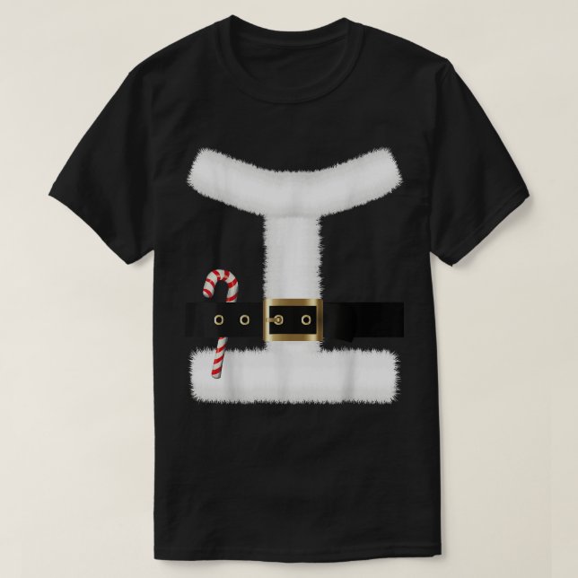 Jultomten Kostym Costume jul Bälte Unise 2011 T Shirt (Design framsida)