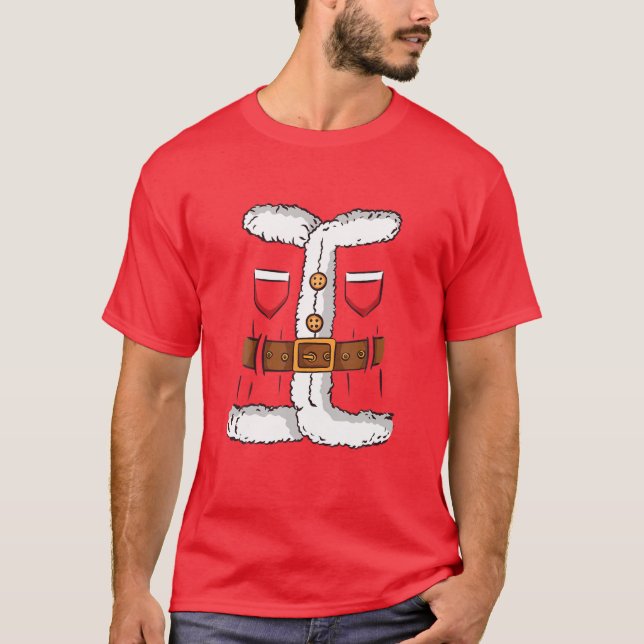 Jultomten Kostym Costume T Shirt (Framsida)