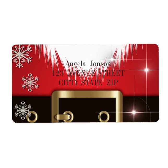 Jultomten Kostym Fraktsedel (Framsidan)