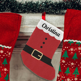 Jultomten Kostym Liten Julstrumpa