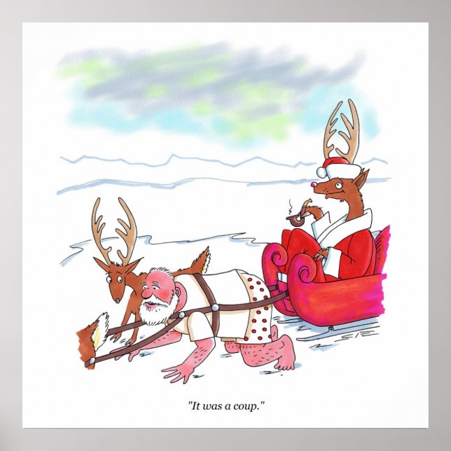 Jultomten Kumppsyta poster (Framsidan)