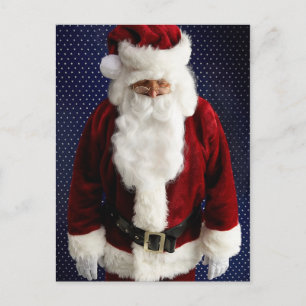 Jultomten Ledsen Helg Vykort