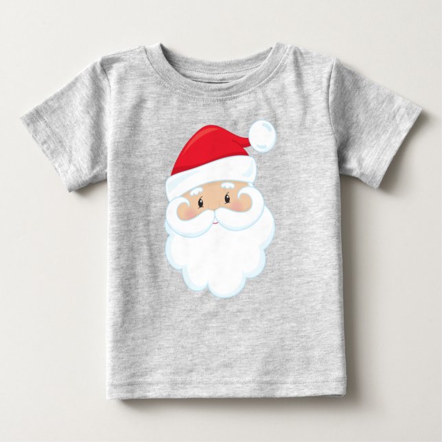 Jultomten, leende jultomten, jultomten, jul t shirt (Framsida)
