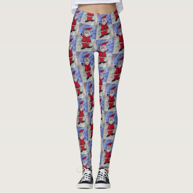 Jultomten Leggings (Framsida)