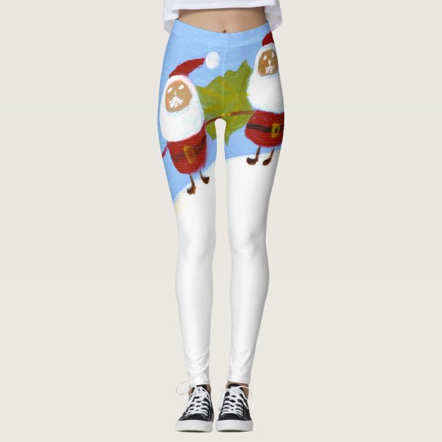 Jultomten Leggings (Framsida)