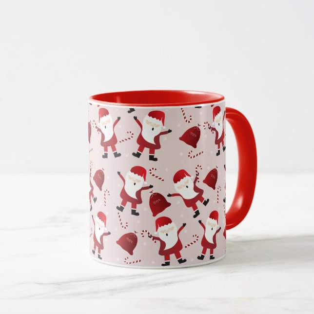 Jultomten Leksak Bag Red Mugg (Framsida höger)