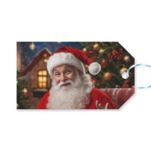 Jultomten ler och vikning