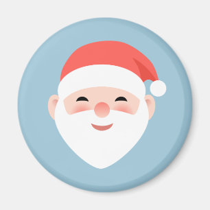 Jultomten Light Blue Magnet