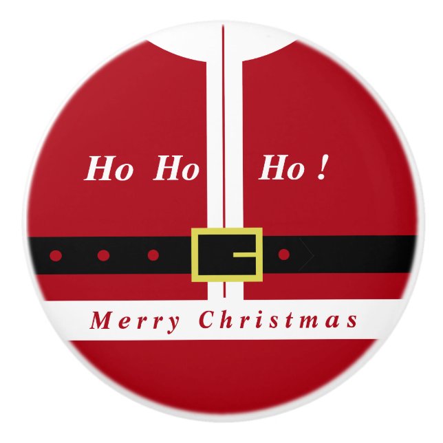 Jultomten Lusnyj julkeramik Knob Knopp (Framsidan)