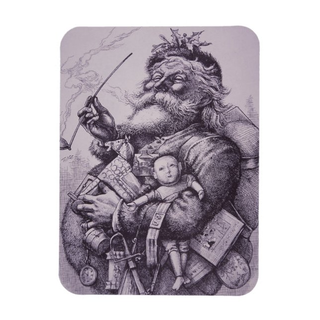 Jultomten Magnet (Vertikal)
