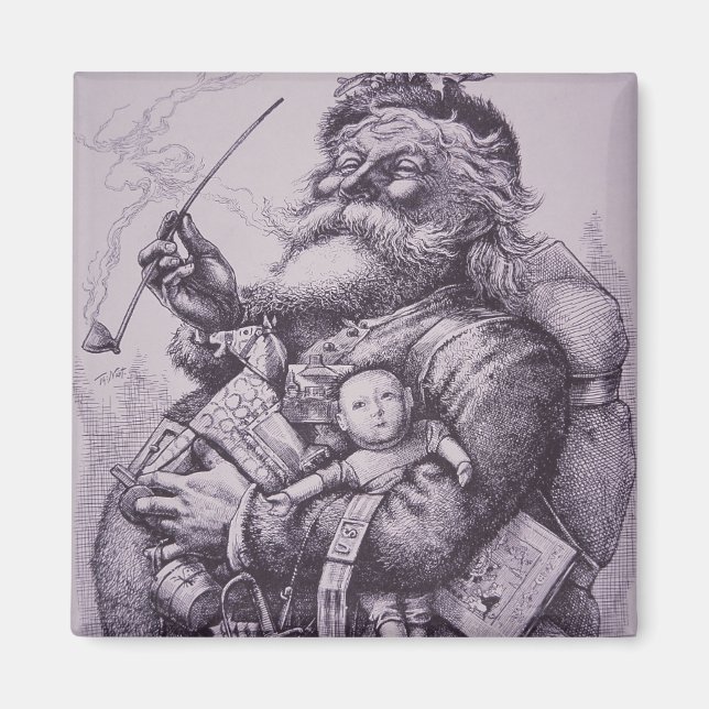 Jultomten Magnet (Framsidan)