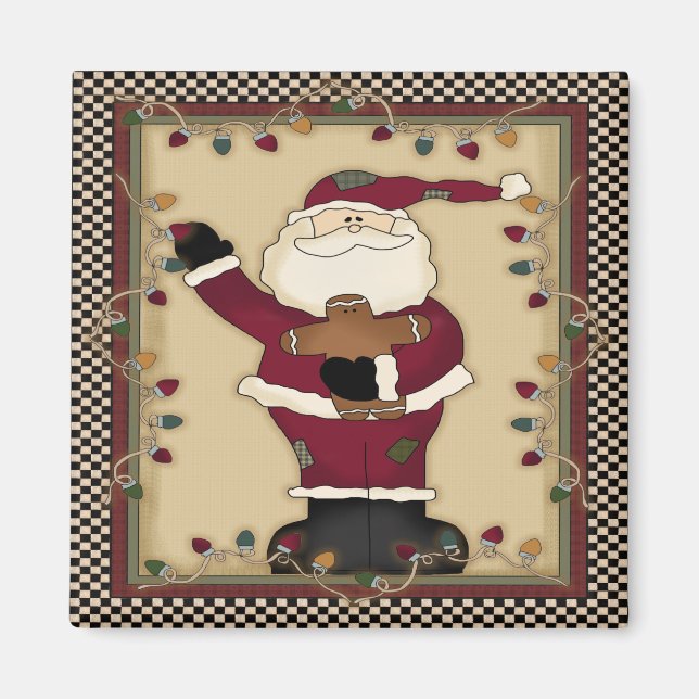 Jultomten Magnet (Framsidan)