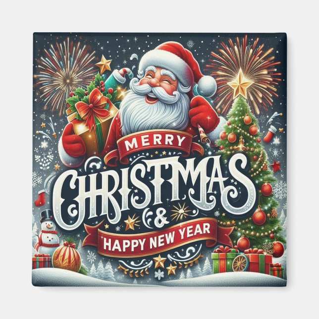 jultomten magnet (Framsidan)