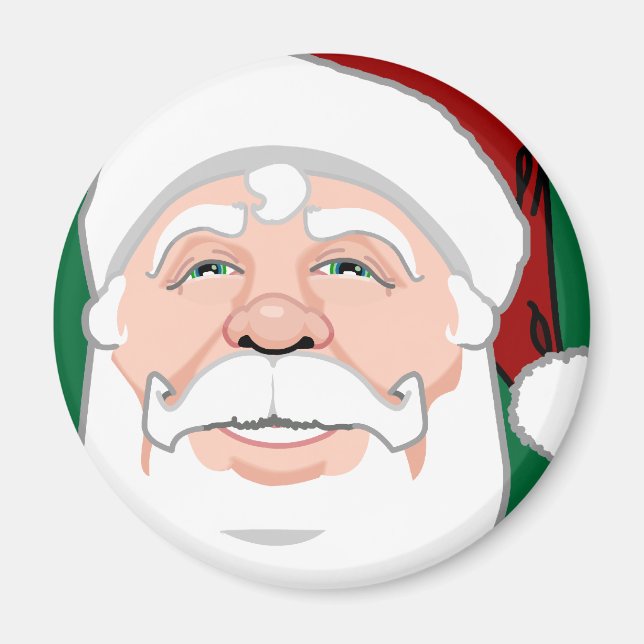 Jultomten Magnets Roligt Santa Decor & Gifts Magnet (Framsidan)