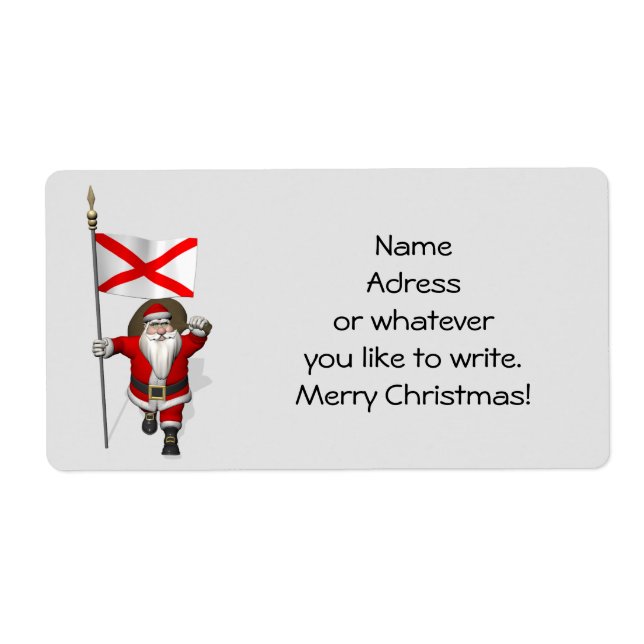 Jultomten med Alabama Fraktsedel (Framsidan)