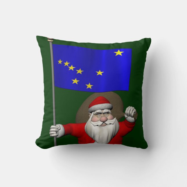 Jultomten med Alaska Kudde (Framsida)