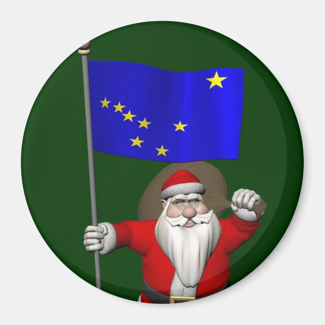 Jultomten med Alaska Magnet (Framsidan)