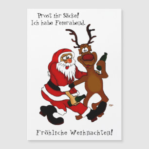 Jultomten med älg - Lycklig jul