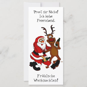 Jultomten med älg - Lycklig jul