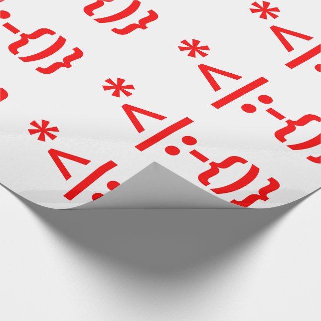 Jultomten med Beard-julafton Presentpapper (Hörn)