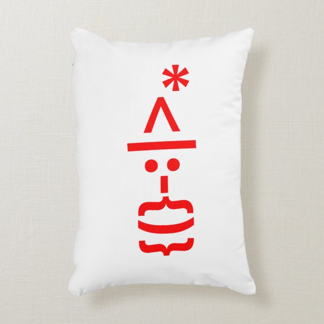 Jultomten med Beard-julafton Prydnadskudde (Framsidan(Vertikal))