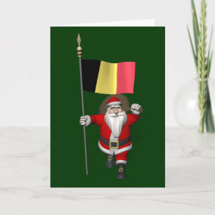 Jultomten med Belgien som kandidat Helgkort