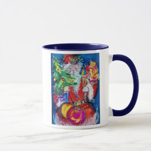 JULTOMTEN MED CHRISTMAS TRE OCH GIFTS MUGG