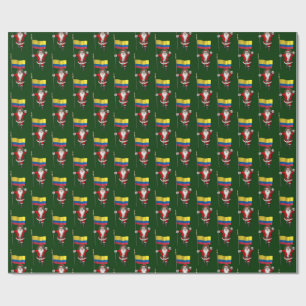 Jultomten med Colombias inträde Presentpapper