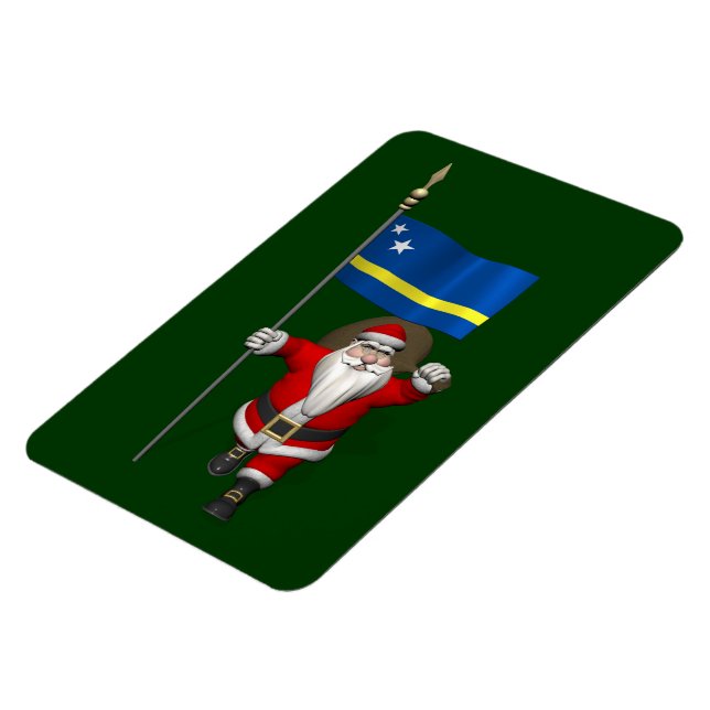 Jultomten med Curaçaos utseende Magnet (Vänstra Sidan)