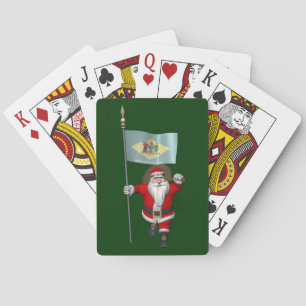 Jultomten med Delaware-möjlighet Casinokort