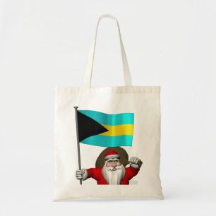 Jultomten med ensignen av Bahamas Tygkasse