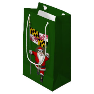 Jultomten med ensignen av Maryland