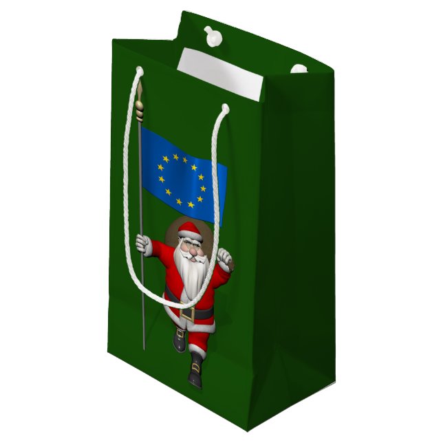 Jultomten med EU:s anslutning (Framsidan Vinklad)