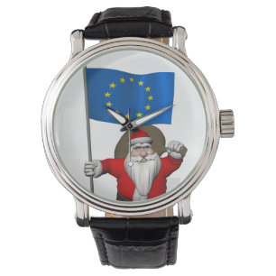Jultomten med EU:s anslutning Armbandsur