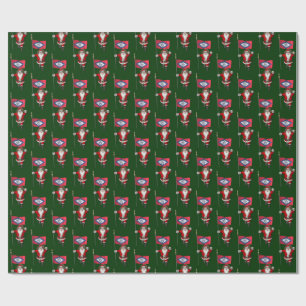 jultomten med Flagga Arkansas Presentpapper
