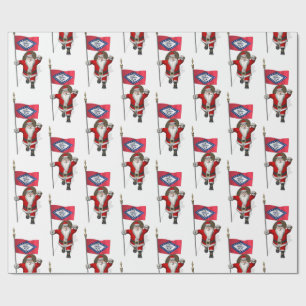 jultomten med Flagga Arkansas Presentpapper