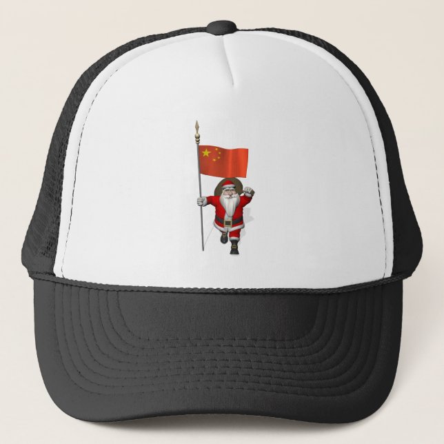 Jultomten med Flagga av China Keps (Framsida)