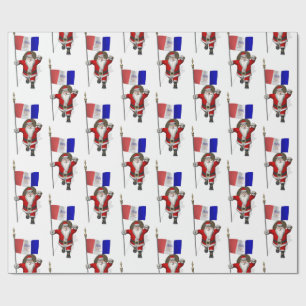 Jultomten med Flagga av Cleveland Presentpapper