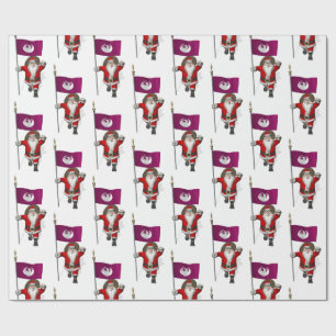 jultomten med Flagga av Phoenix Presentpapper