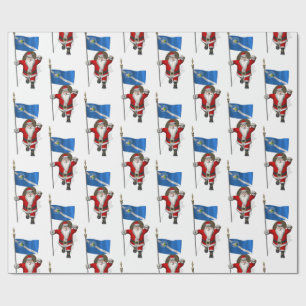 Jultomten med Flagga i Las Vegas Presentpapper
