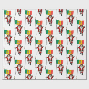 Jultomten med Flagga i Los Angeles Presentpapper