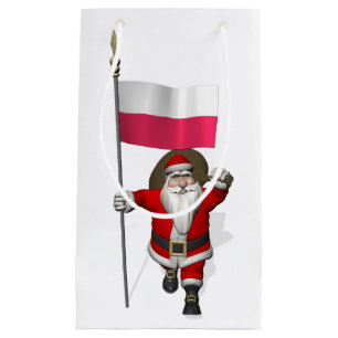jultomten med Flagga Polen
