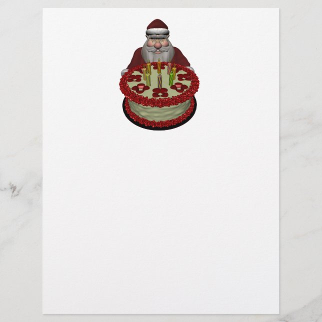 Jultomten med födelsedagskummel (Framsida)