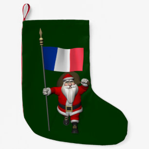 jultomten med Frankrike Liten Julstrumpa