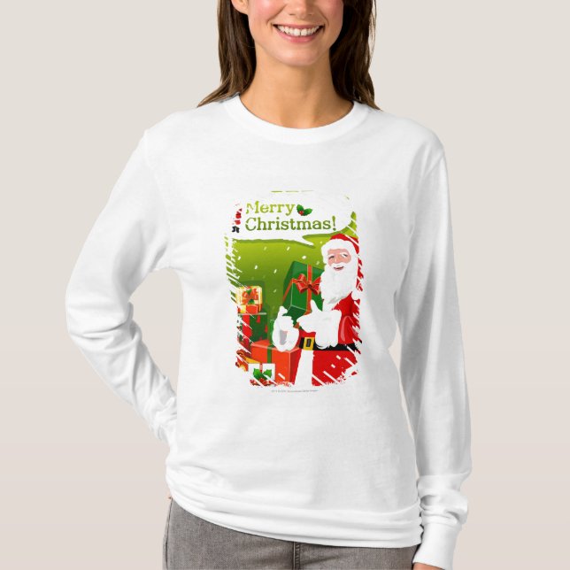 Jultomten med gåvor tröja (Framsida)