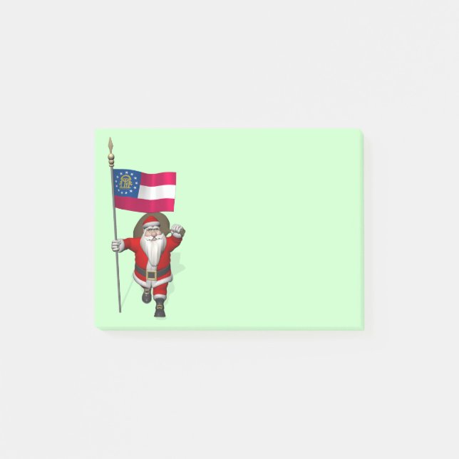 Jultomten med Georgiens inträde Post-it Block (Framsida)