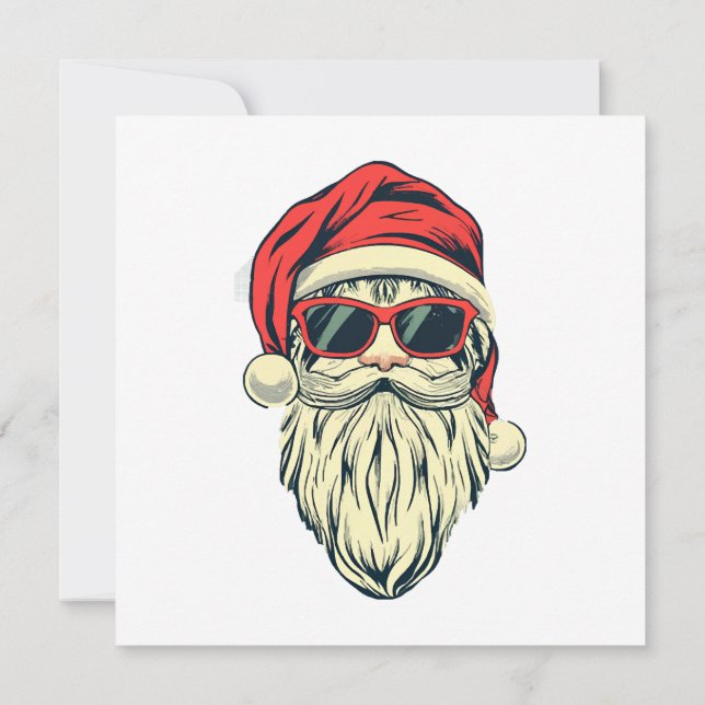 jultomten med glas inbjudningar (Baksida)