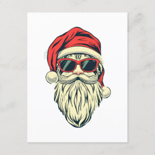 jultomten med glas tilläggskort