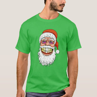 jultomten med god julleende tröja