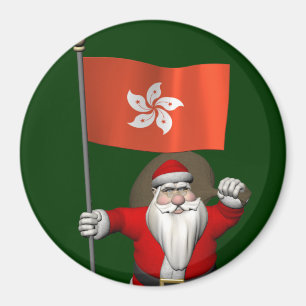 Jultomten med Hongkongs inträde Magnet